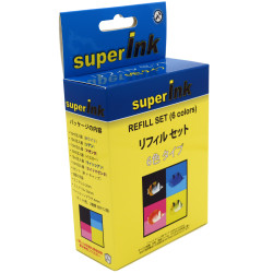 superInk リフィル セット（6色）