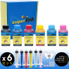 【(S)】Kit Risparmio Inchiostri superInk Universale (6 colori dye)