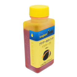 100ml superInk YELLOW (dye) ink for all Brother inkjet printers