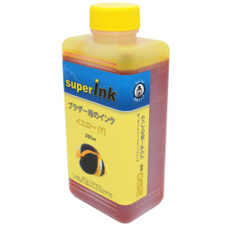 250ml Inchiostro superInk GIALLO (dye) per stampanti inkjet Brother