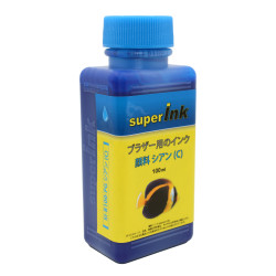 100ml Inchiostro superInk CIANO (pigmentato) per stampanti Brother