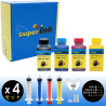 【(S)】Kit Risparmio Inchiostri superInk per Brother (4 colori pigmentati)