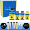 【(M)】Saving Kit superInk (4 colors pigment) for Brother inkjet printers