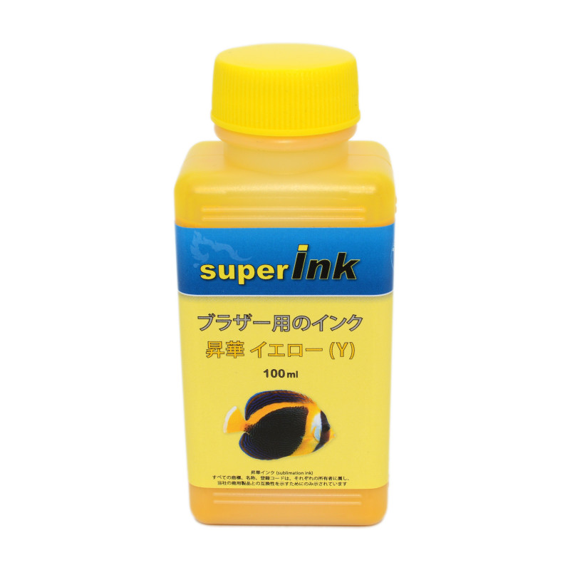 100ml superInk YELLOW (sublimation) ink for all Brother printers 100ml superInk YELLOW (sublimation) ink for all Brother printers