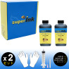 2x250ml Inchiostro superInk NERO (dye) per stampanti inkjet Epson