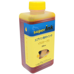 250ml Inchiostro superInk GIALLO (dye) per stampanti inkjet Epson