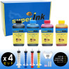 【(L)】Saving Kit superInk (4 colors dye) for Epson inkjet printers