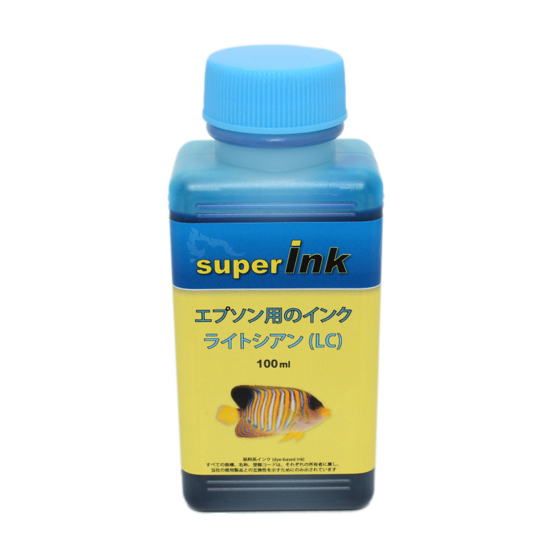 100ml superInk LIGHT CYAN (pigment) ink for all Epson inkjet printers 100ml superInk LIGHT CYAN (pigment) ink for all Epson inkjet printers