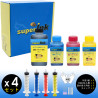 【(M)】Kit Risparmio Inchiostri superInk per Epson (4 colori pigmentati)