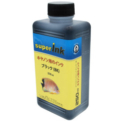 2x250ml Inchiostro superInk NERO (dye) per stampanti inkjet Canon