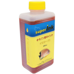 250ml superInk YELLOW (dye) ink for all Canon inkjet printers