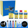 【(M)】Saving Kit superInk (4 colors dye) for Canon inkjet printers