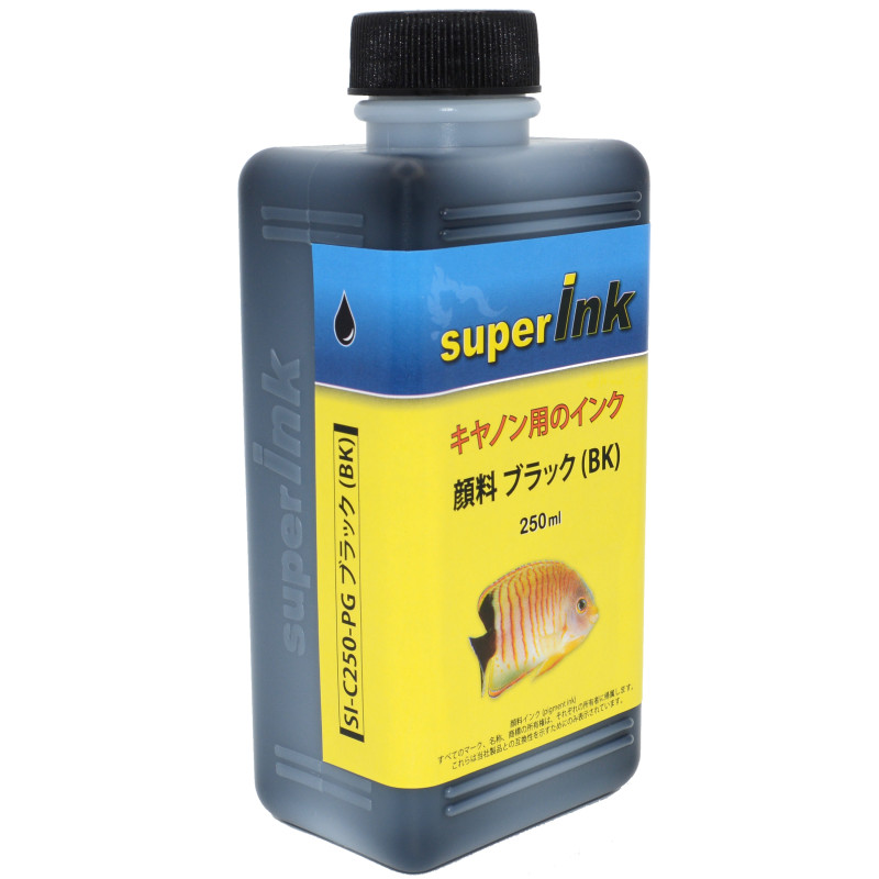 キヤノン（CANON）用 ブラック（顔料）詰め替え 互換インク superInk