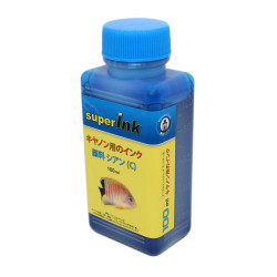 100ml Inchiostro superInk CIANO (pigmentato) per stampanti Canon
