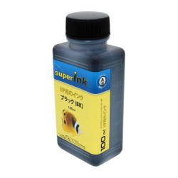 100ml superInk BLACK (dye) ink for all HP inkjet printers