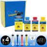 【(M)】Kit Risparmio Inchiostri superInk per HP (4 colori pigmentati)