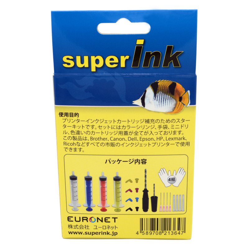superInk リフィル セット（4色）